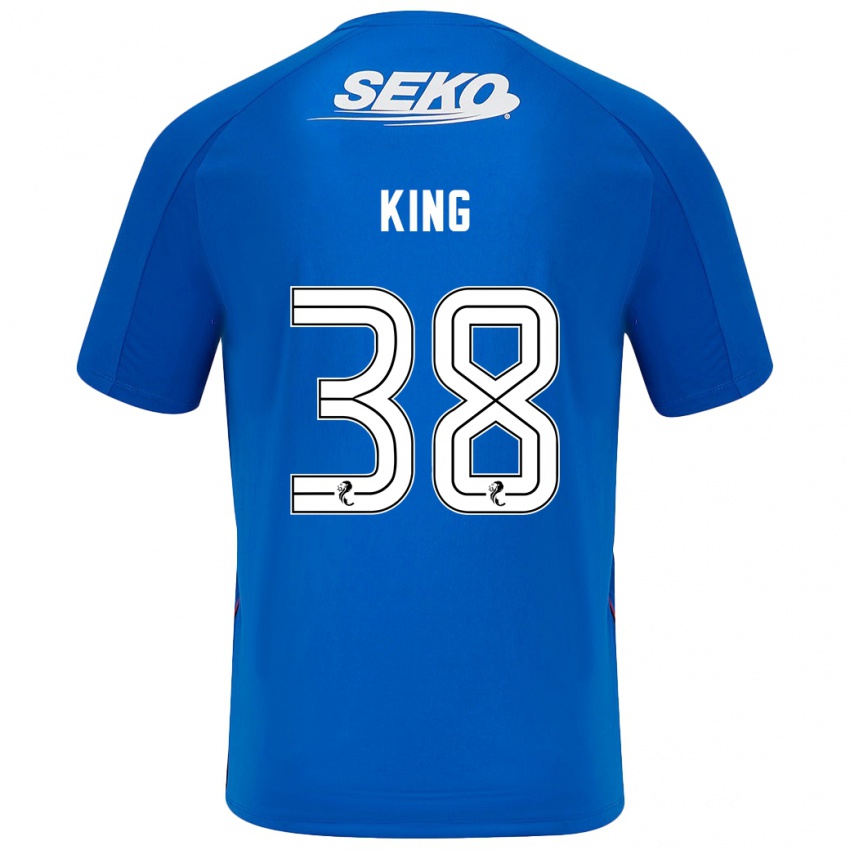 Bambino Maglia Leon King #38 Blu Scuro Kit Gara Home 2024/25 Maglietta