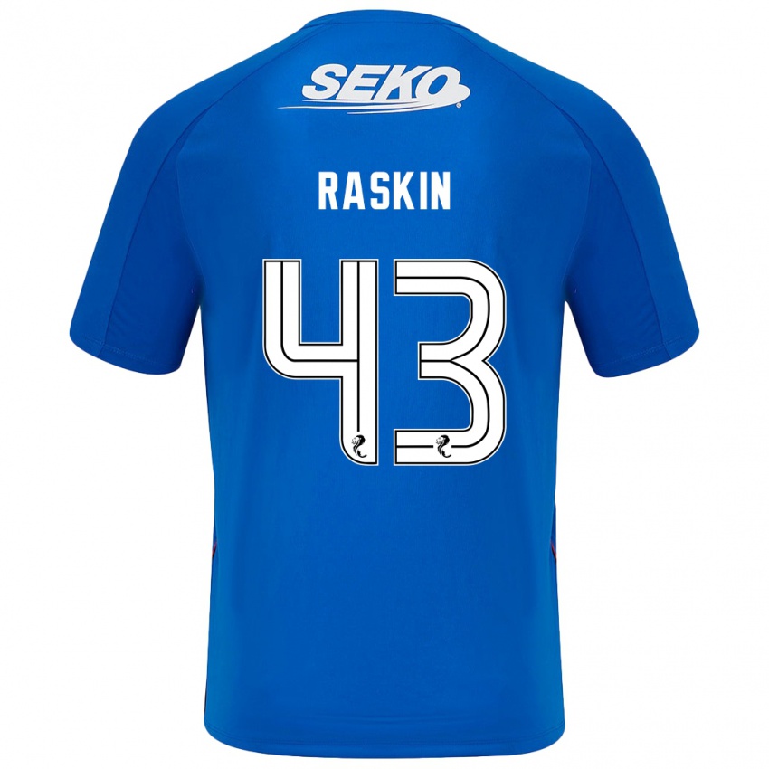 Bambino Maglia Nicolas Raskin #43 Blu Scuro Kit Gara Home 2024/25 Maglietta