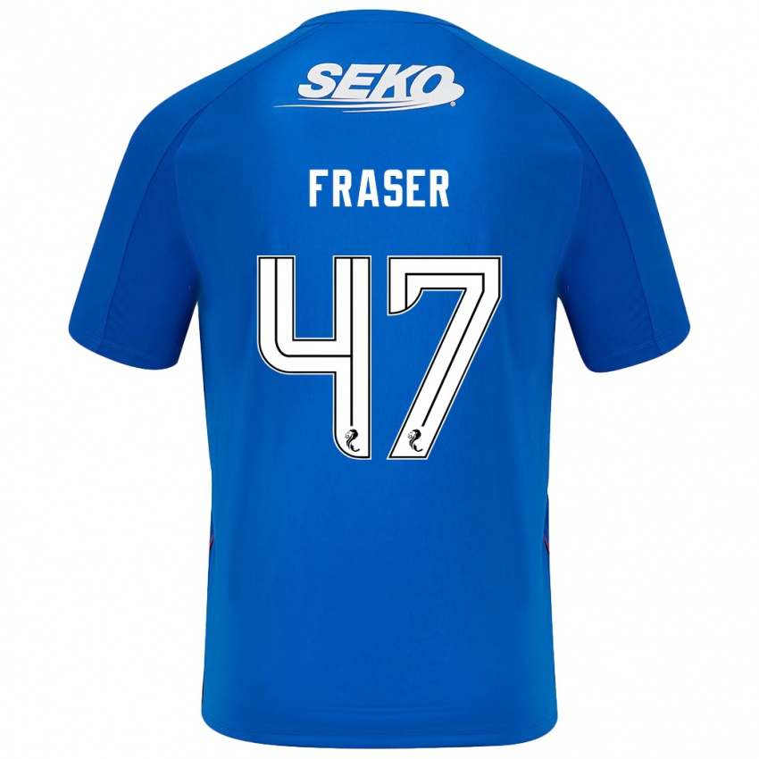 Bambino Maglia Robbie Fraser #47 Blu Scuro Kit Gara Home 2024/25 Maglietta