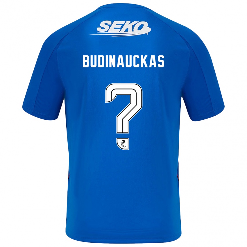 Bambino Maglia Lewis Budinauckas #0 Blu Scuro Kit Gara Home 2024/25 Maglietta