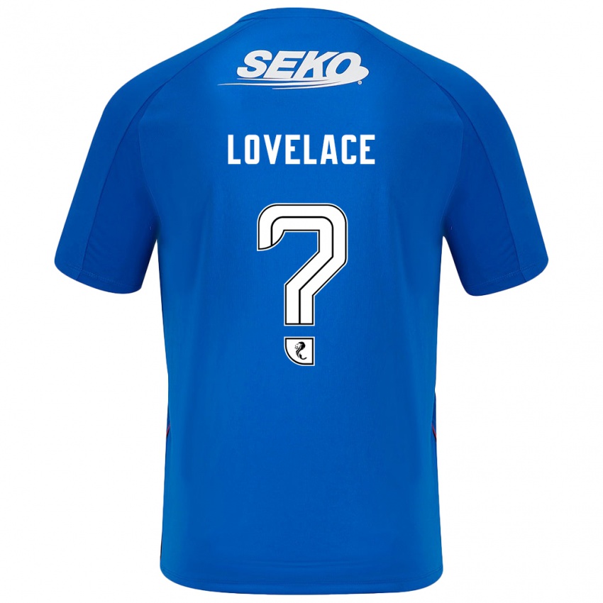 Bambino Maglia Zak Lovelace #0 Blu Scuro Kit Gara Home 2024/25 Maglietta