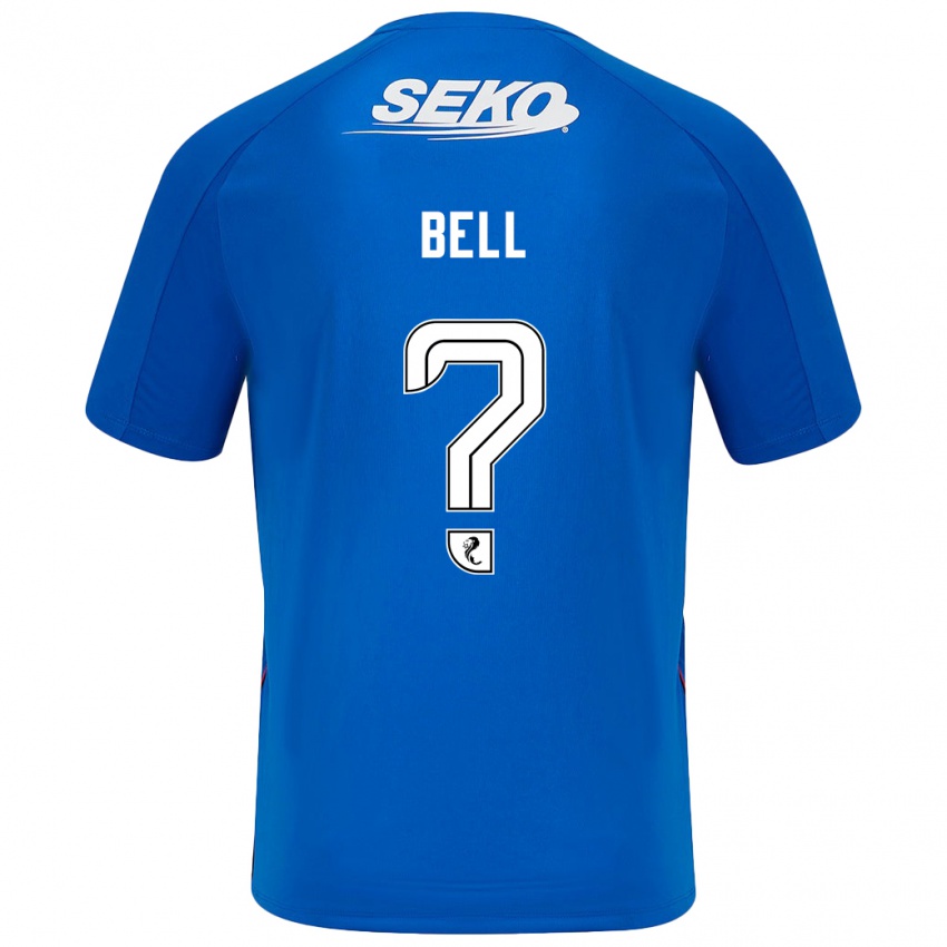 Bambino Maglia Cameron Bell #0 Blu Scuro Kit Gara Home 2024/25 Maglietta