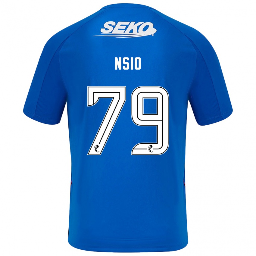 Bambino Maglia Paul Nsio #79 Blu Scuro Kit Gara Home 2024/25 Maglietta