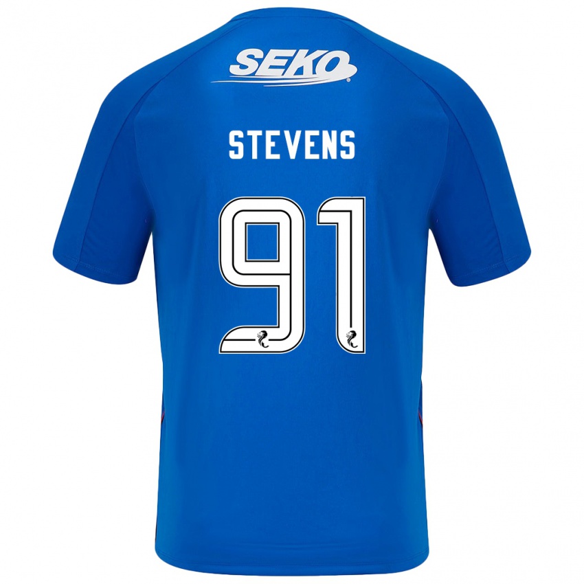 Bambino Maglia Archie Stevens #91 Blu Scuro Kit Gara Home 2024/25 Maglietta