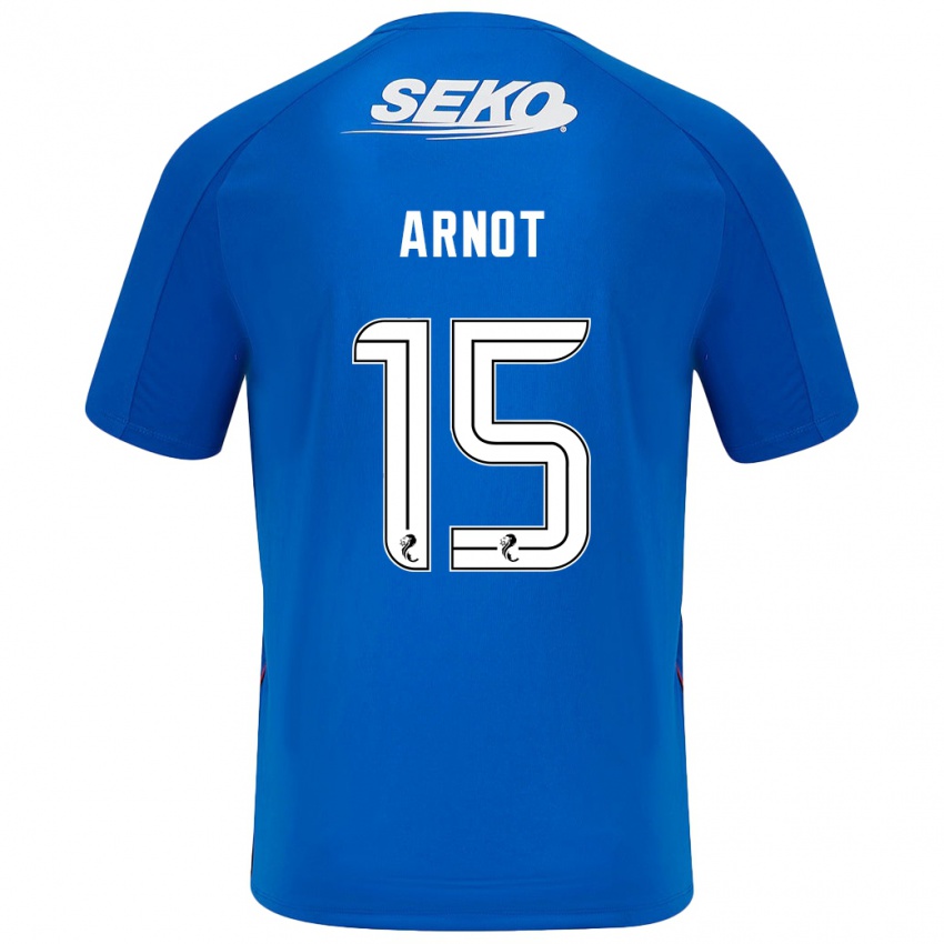 Bambino Maglia Elizabeth Arnot #15 Blu Scuro Kit Gara Home 2024/25 Maglietta