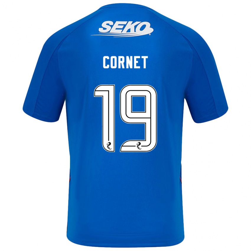 Bambino Maglia Chelsea Cornet #19 Blu Scuro Kit Gara Home 2024/25 Maglietta