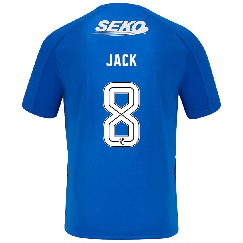 Bambino Maglia Ryan Jack #8 Blu Scuro Kit Gara Home 2024/25 Maglietta