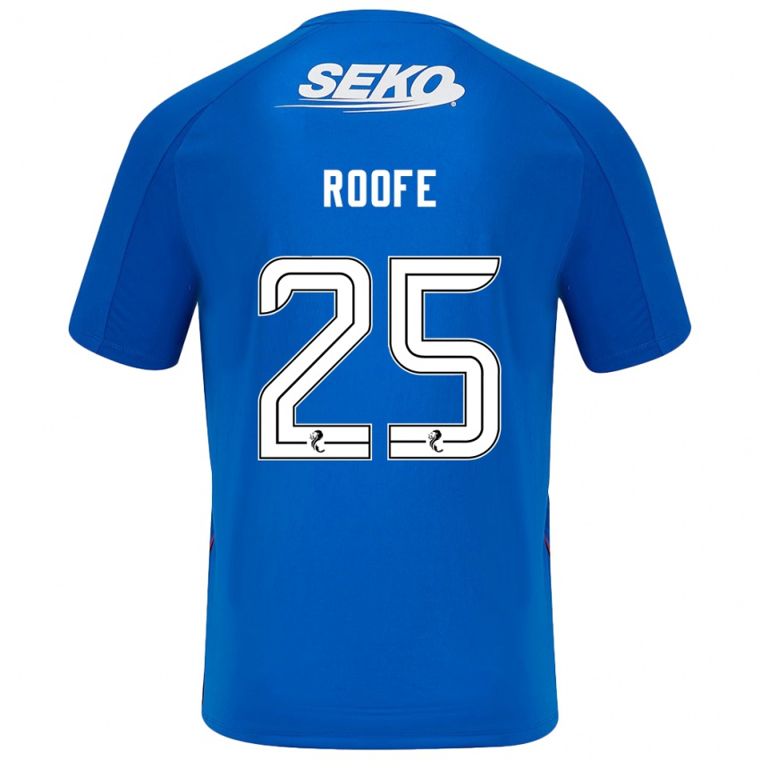 Bambino Maglia Kemar Roofe #25 Blu Scuro Kit Gara Home 2024/25 Maglietta