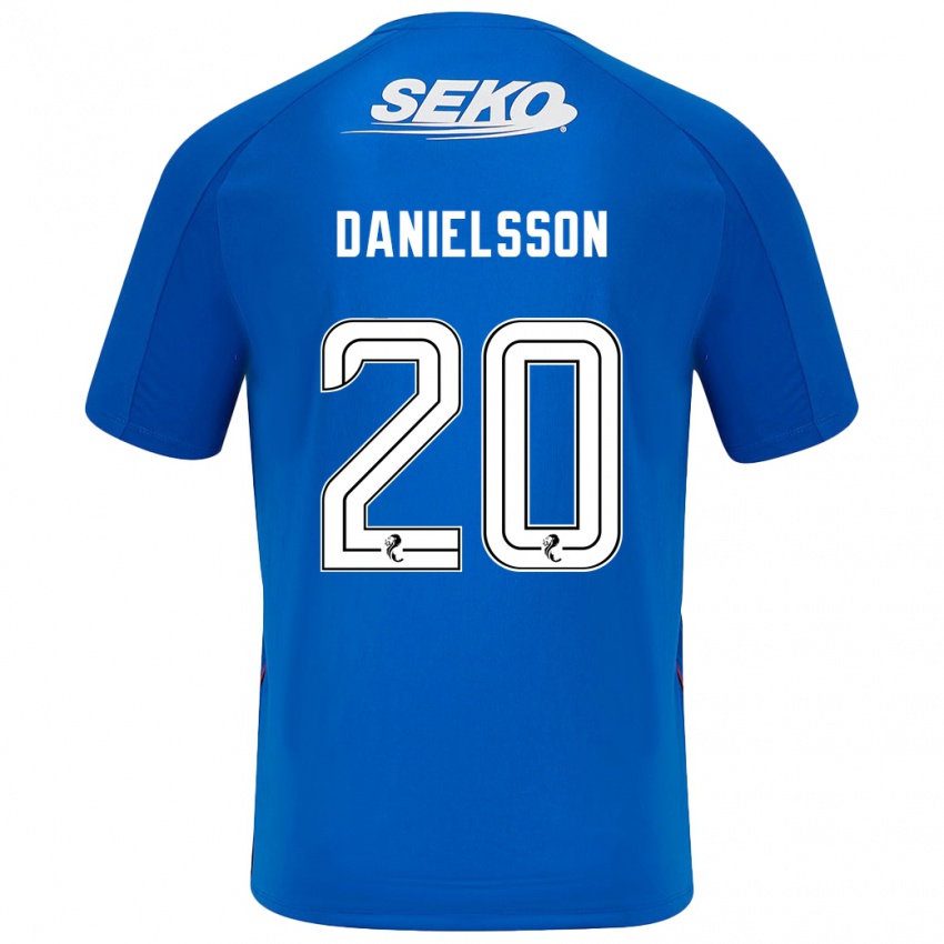 Bambino Maglia Jenny Julia Danielsson #20 Blu Scuro Kit Gara Home 2024/25 Maglietta