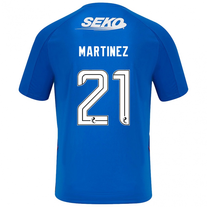 Bambino Maglia Lisa Martinez #21 Blu Scuro Kit Gara Home 2024/25 Maglietta