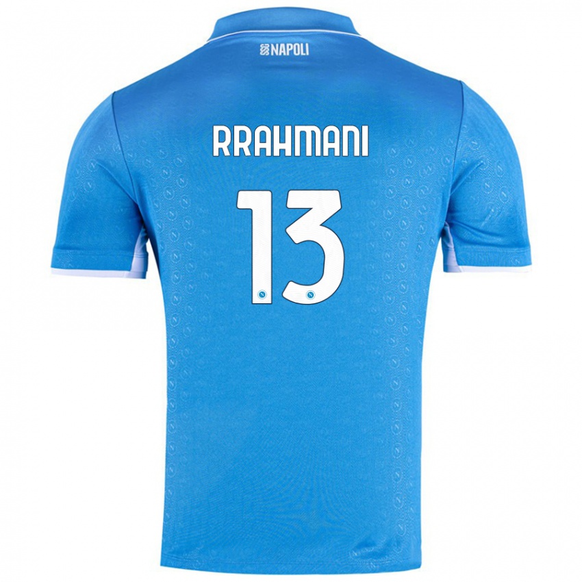 Bambino Maglia Amir Rrahmani #13 Azzurro Cielo Kit Gara Home 2024/25 Maglietta