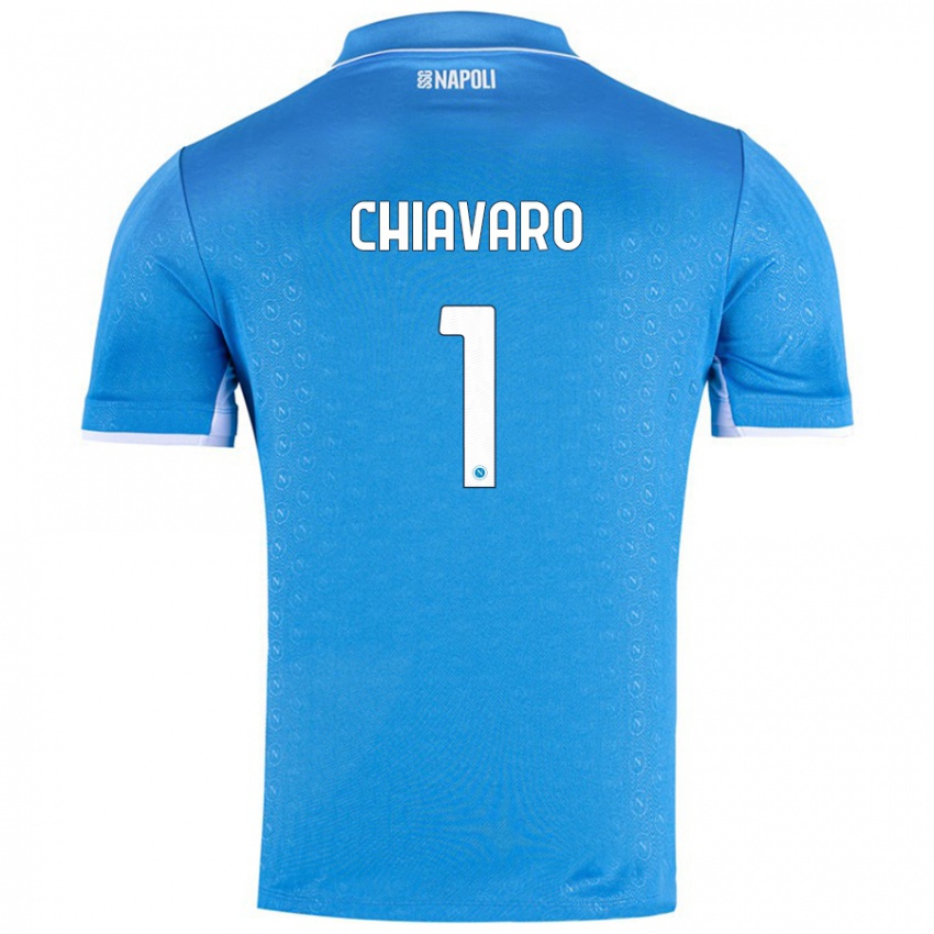 Bambino Maglia Kelly Chiavaro #1 Azzurro Cielo Kit Gara Home 2024/25 Maglietta