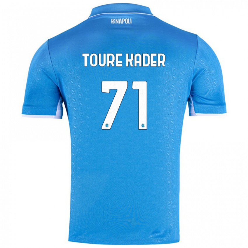 Bambino Maglia Aziz Toure Kader #71 Azzurro Cielo Kit Gara Home 2024/25 Maglietta