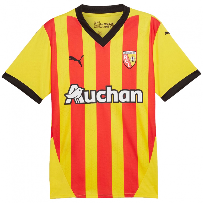 Bambino Maglia Jonathan Gradit #24 Giallo Rosso Kit Gara Home 2024/25 Maglietta