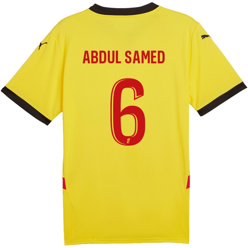 Bambino Maglia Salis Abdul Samed #6 Giallo Rosso Kit Gara Home 2024/25 Maglietta