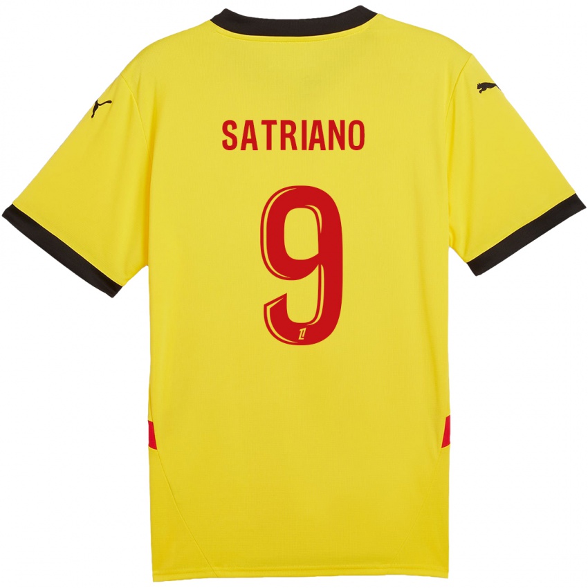 Bambino Maglia Martín Satriano #9 Giallo Rosso Kit Gara Home 2024/25 Maglietta