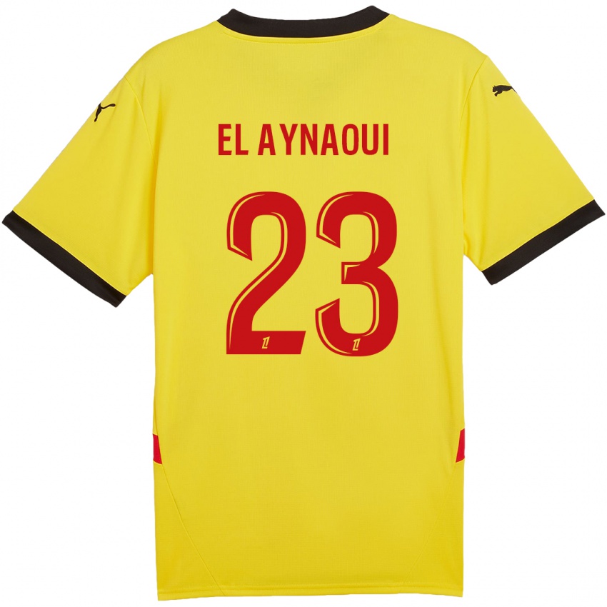 Bambino Maglia Neil El Aynaoui #23 Giallo Rosso Kit Gara Home 2024/25 Maglietta