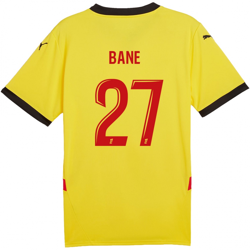 Bambino Maglia Sidi Bane #27 Giallo Rosso Kit Gara Home 2024/25 Maglietta