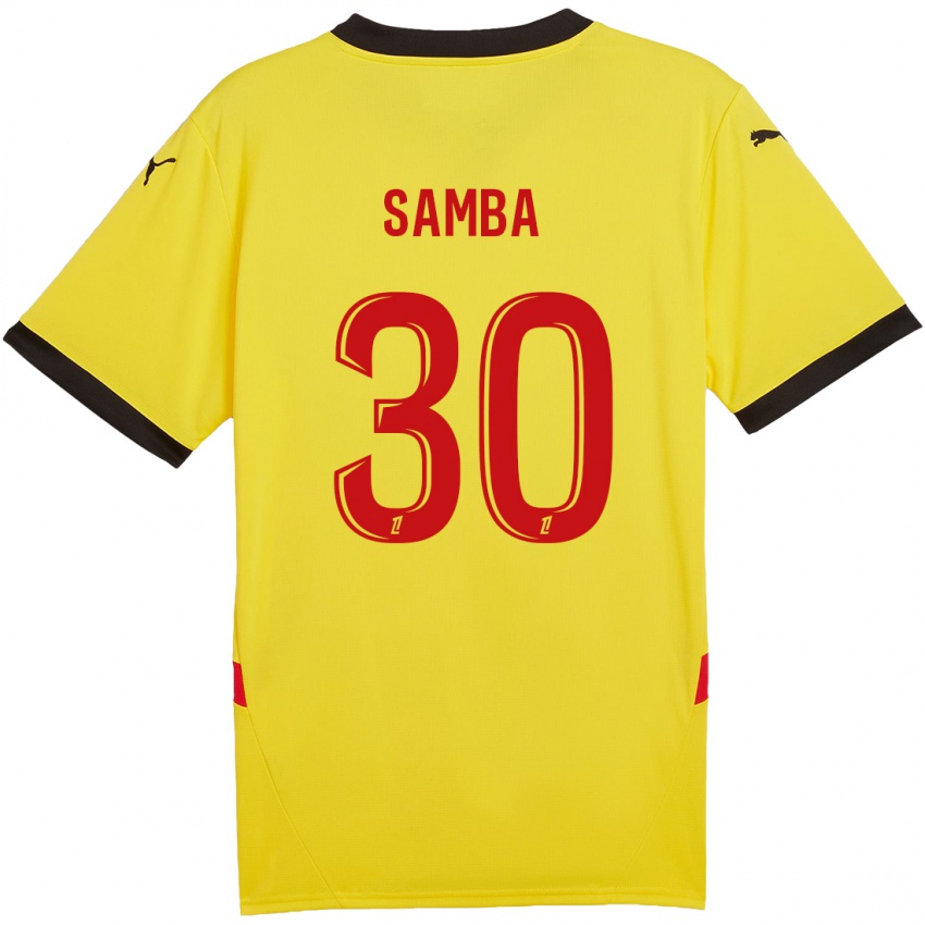 Bambino Maglia Brice Samba #30 Giallo Rosso Kit Gara Home 2024/25 Maglietta