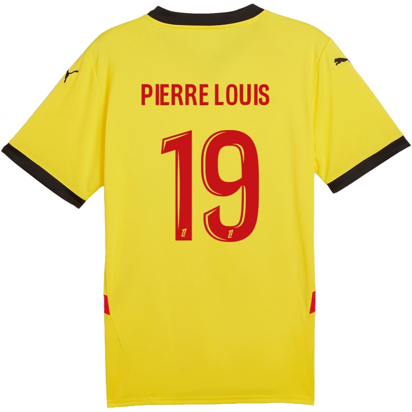 Bambino Maglia Dayana Pierre-Louis #19 Giallo Rosso Kit Gara Home 2024/25 Maglietta