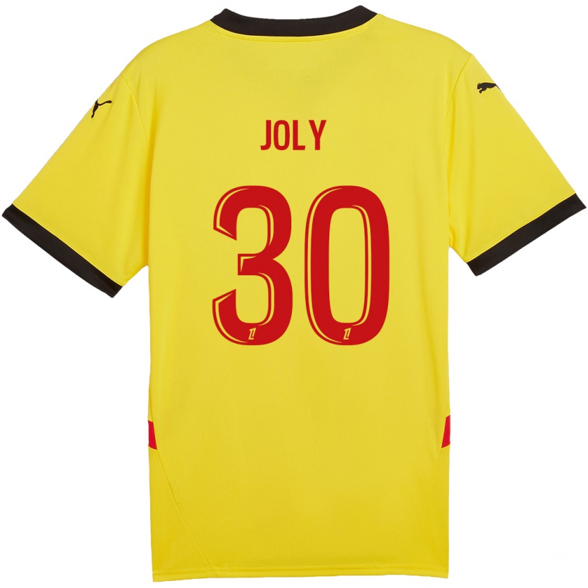 Bambino Maglia Blandine Joly #30 Giallo Rosso Kit Gara Home 2024/25 Maglietta