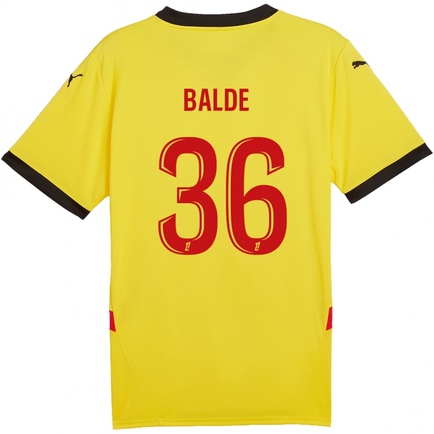 Bambino Maglia Ibrahima Baldé #36 Giallo Rosso Kit Gara Home 2024/25 Maglietta