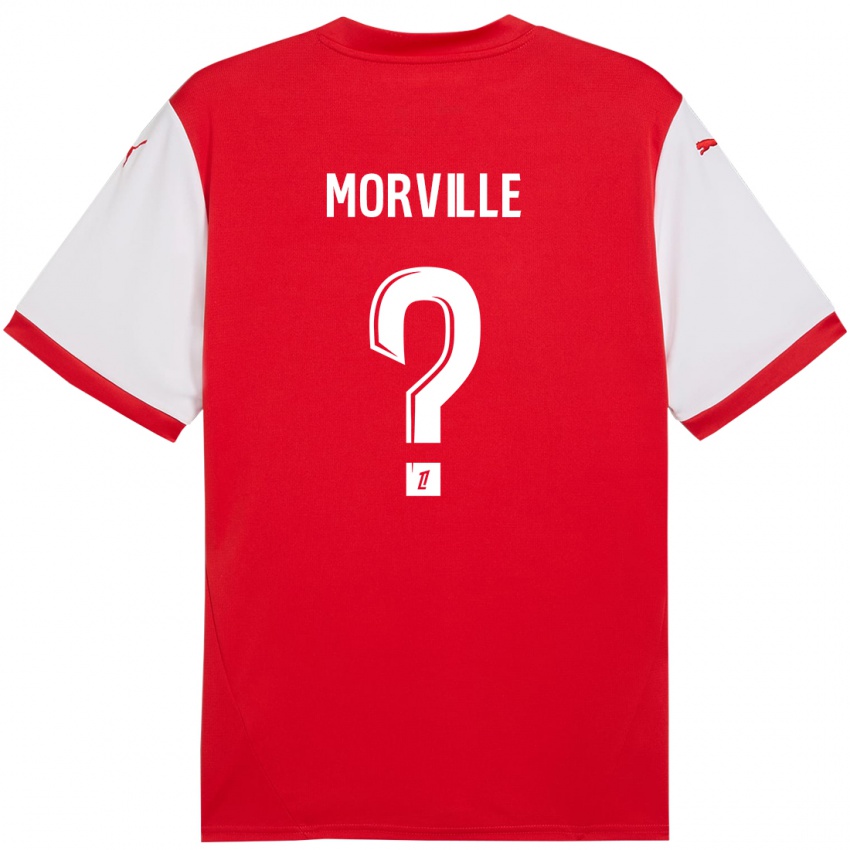 Bambino Maglia Matisse Morville #0 Rosso Bianco Kit Gara Home 2024/25 Maglietta