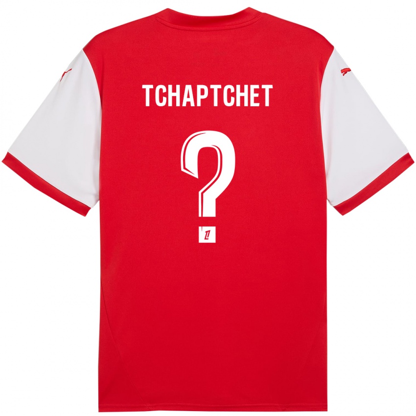 Bambino Maglia Arthur Tchaptchet #0 Rosso Bianco Kit Gara Home 2024/25 Maglietta