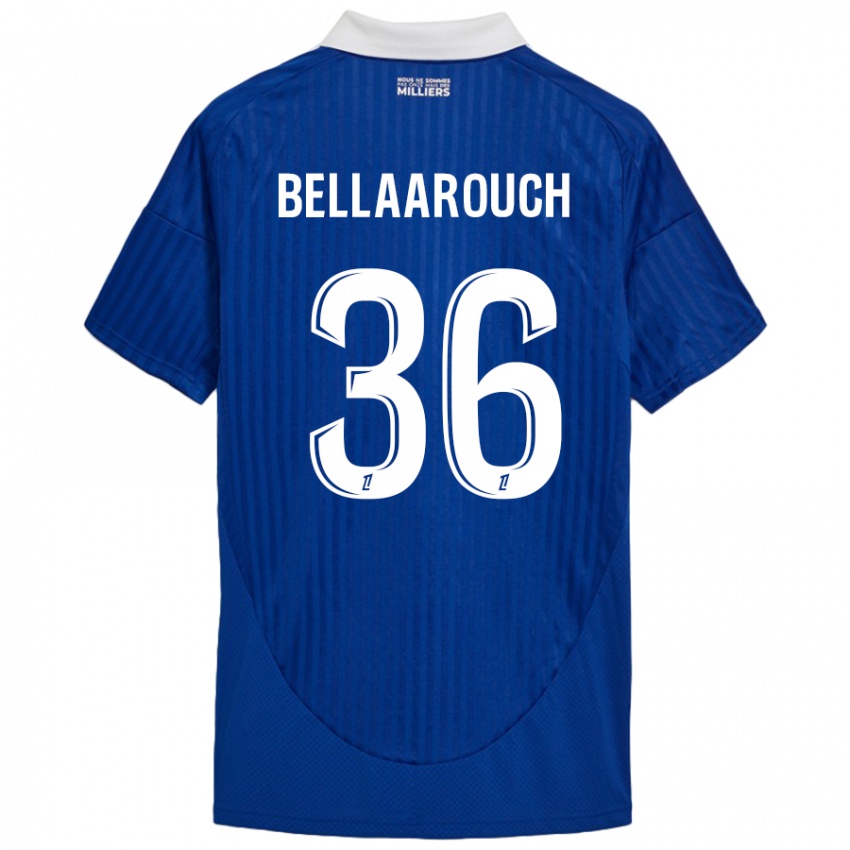 Bambino Maglia Alaa Bellaarouch #36 Blu Bianco Kit Gara Home 2024/25 Maglietta