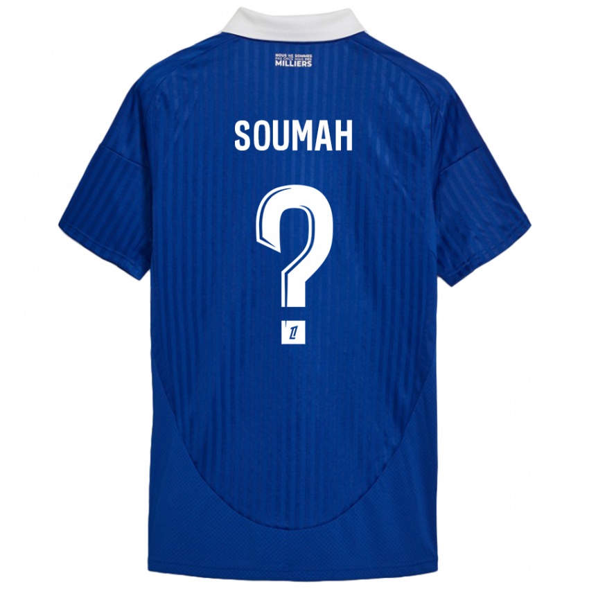 Bambino Maglia Mohamed Soumah #0 Blu Bianco Kit Gara Home 2024/25 Maglietta