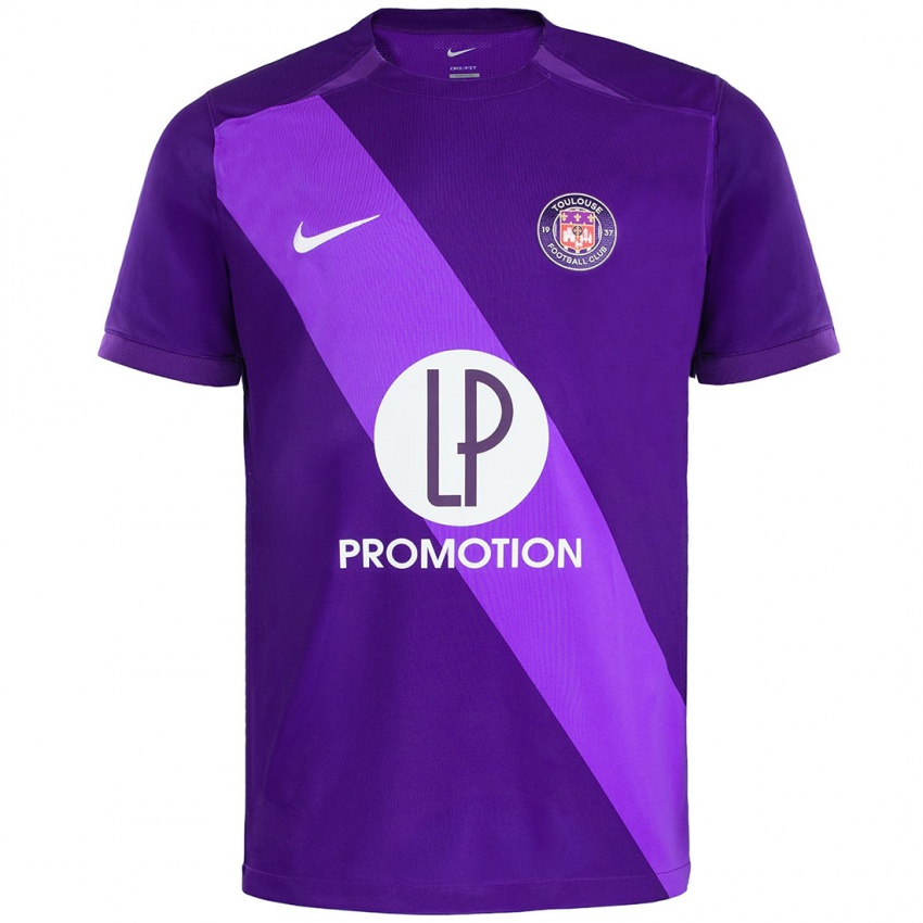 Bambino Maglia Delphin Chatelin #13 Viola Bianco Kit Gara Home 2024/25 Maglietta