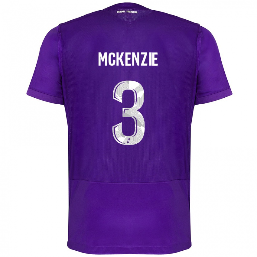 Bambino Maglia Mark Mckenzie #3 Viola Bianco Kit Gara Home 2024/25 Maglietta