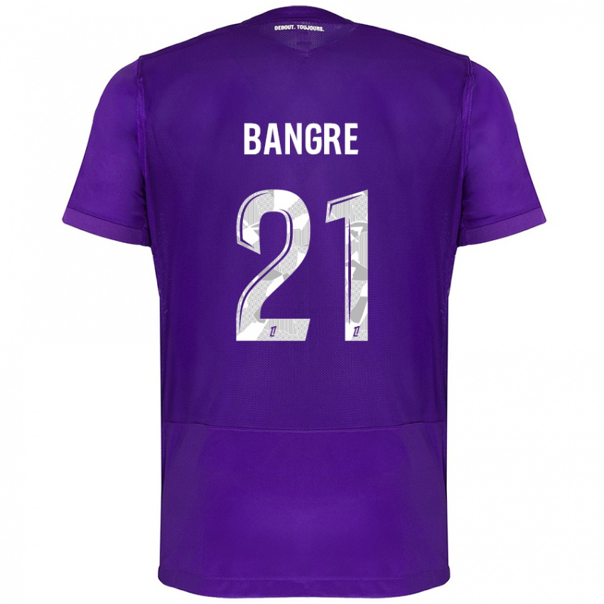 Bambino Maglia Mamady Bangré #21 Viola Bianco Kit Gara Home 2024/25 Maglietta