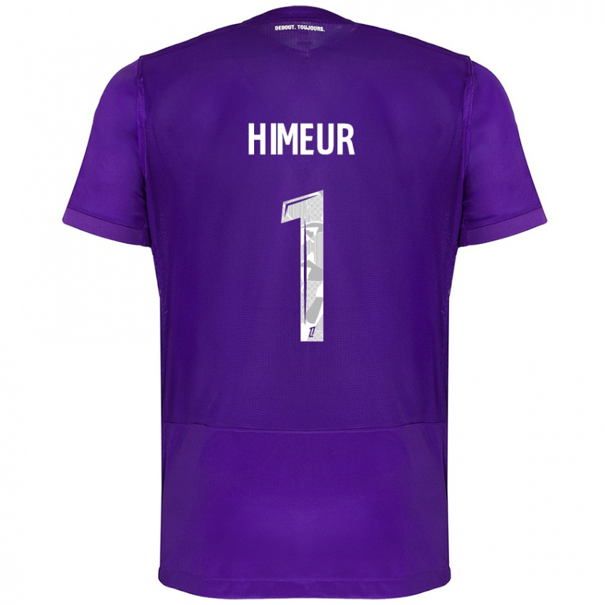 Bambino Maglia Thomas Himeur #1 Viola Bianco Kit Gara Home 2024/25 Maglietta