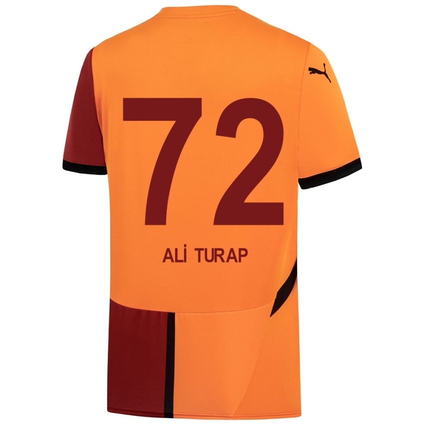 Bambino Maglia Ali Turap Bülbül #72 Giallo Rosso Kit Gara Home 2024/25 Maglietta