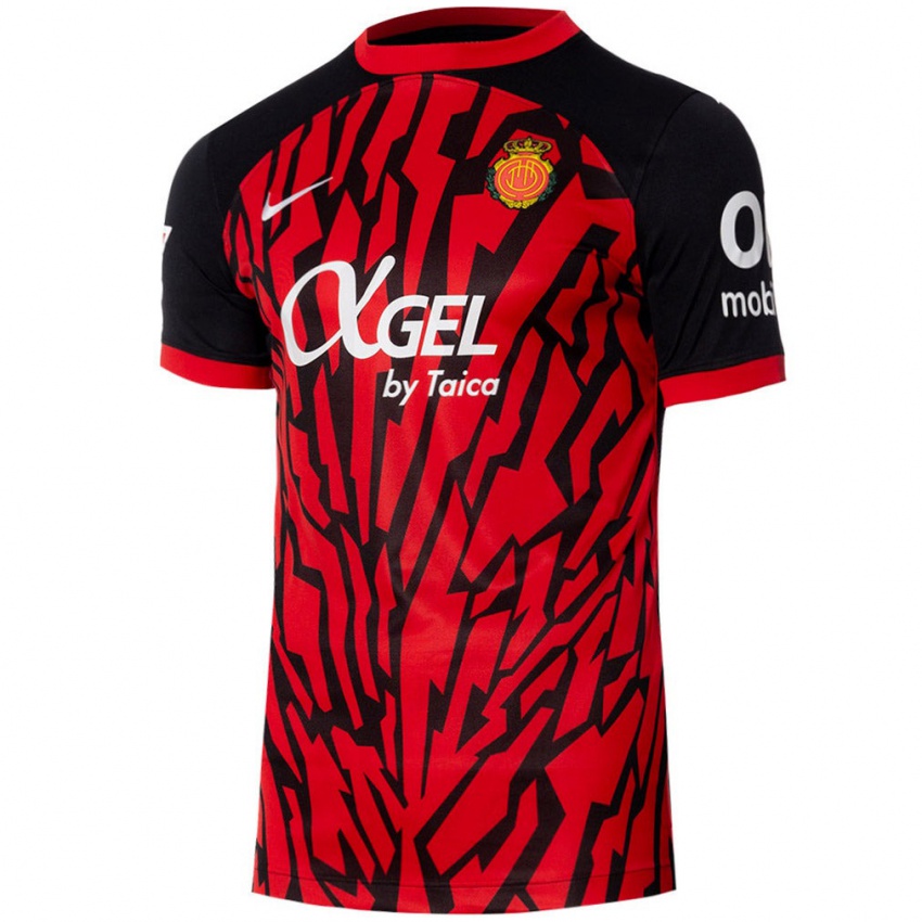 Bambino Maglia Sergi Darder #10 Nero Rosso Kit Gara Home 2024/25 Maglietta