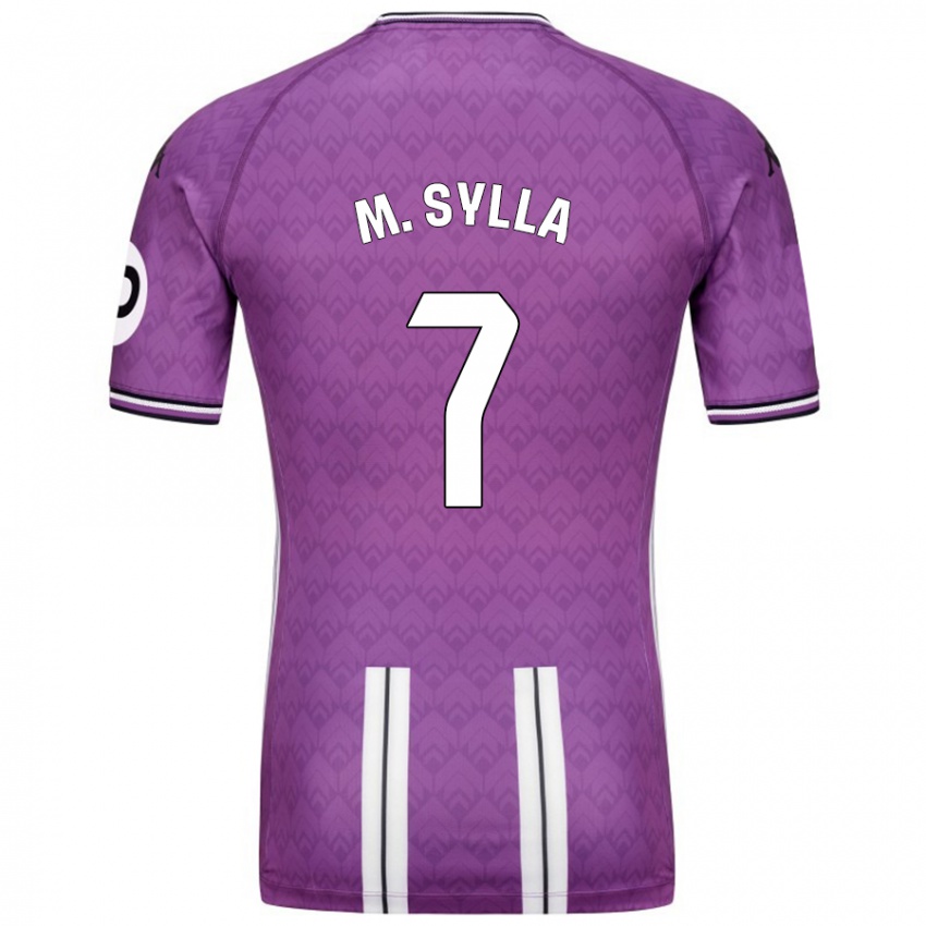 Bambino Maglia Mamadou Sylla #7 Viola Bianco Kit Gara Home 2024/25 Maglietta