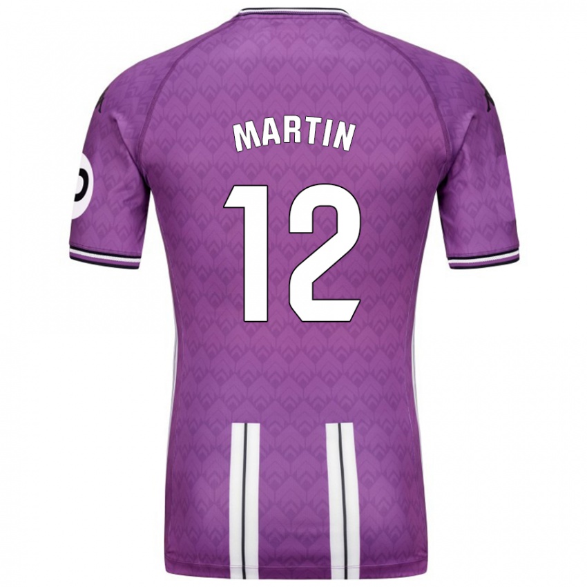 Bambino Maglia Mario Martin #12 Viola Bianco Kit Gara Home 2024/25 Maglietta