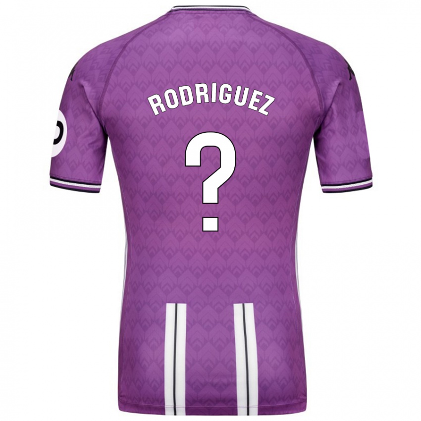 Bambino Maglia Gabriel Rodríguez #0 Viola Bianco Kit Gara Home 2024/25 Maglietta