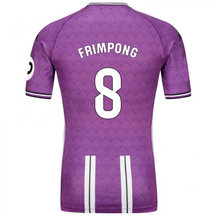 Bambino Maglia Eugene Frimpong #8 Viola Bianco Kit Gara Home 2024/25 Maglietta