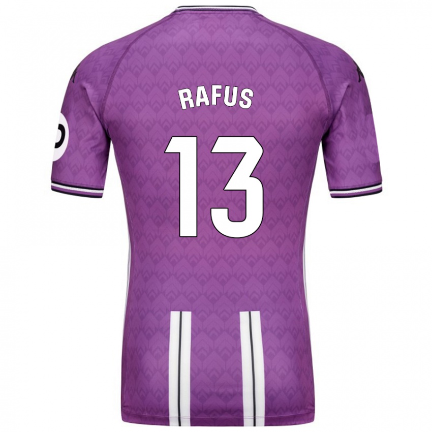 Bambino Maglia Arnau Rafus #13 Viola Bianco Kit Gara Home 2024/25 Maglietta