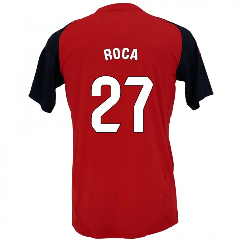 Bambino Maglia Joel Roca #27 Rosso Nero Kit Gara Home 2024/25 Maglietta