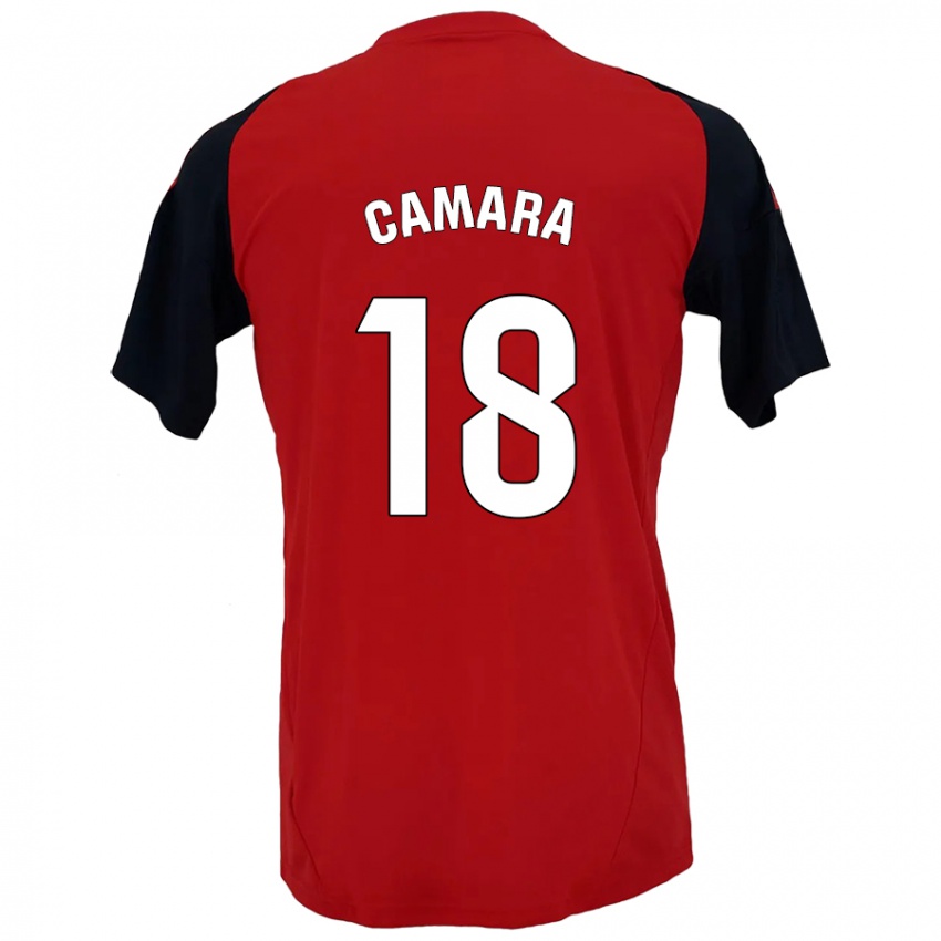 Bambino Maglia Aaron Cámara #18 Rosso Nero Kit Gara Home 2024/25 Maglietta