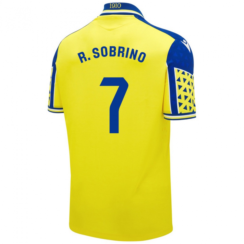 Bambino Maglia Ruben Sobrino #7 Giallo Blu Kit Gara Home 2024/25 Maglietta