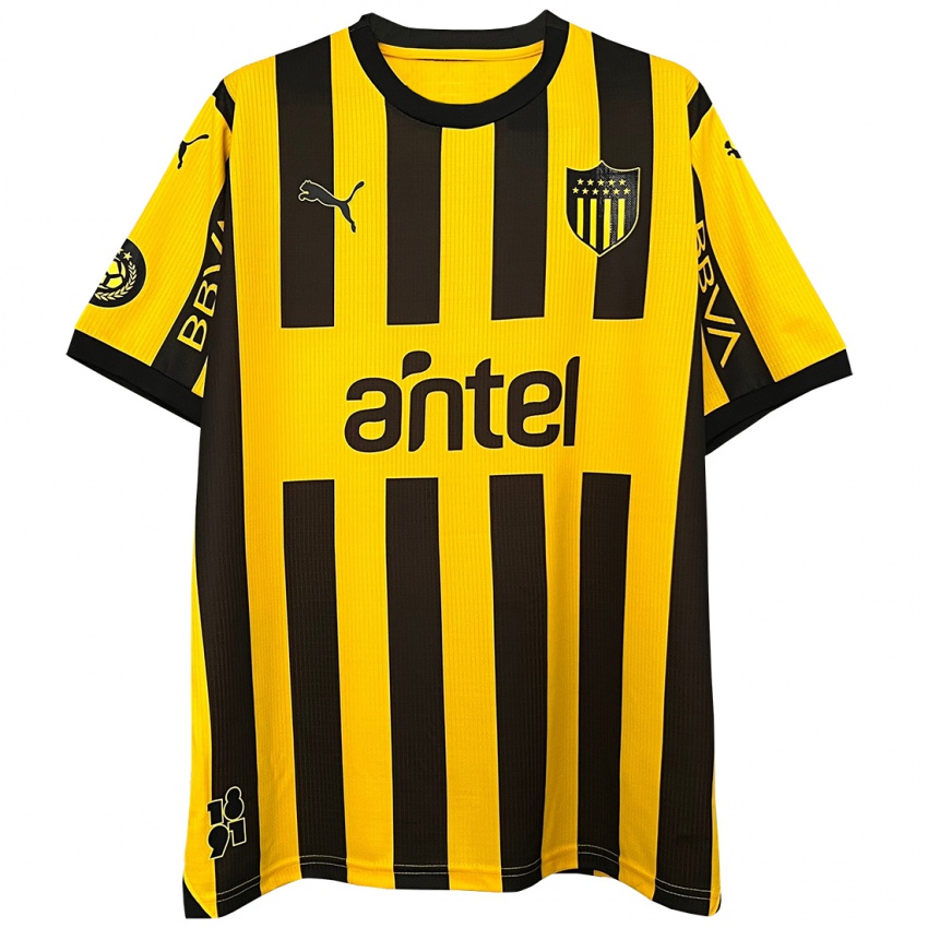 Bambino Maglia Facundo Batista #21 Giallo Nero Kit Gara Home 2024/25 Maglietta