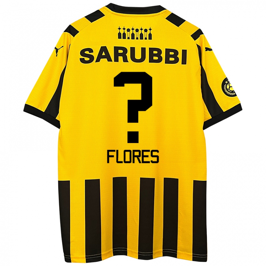 Bambino Maglia Dilan Flores #0 Giallo Nero Kit Gara Home 2024/25 Maglietta