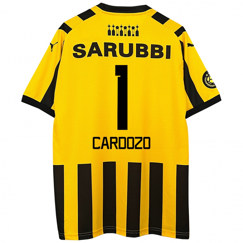 Bambino Maglia Thiago Cardozo #1 Giallo Nero Kit Gara Home 2024/25 Maglietta