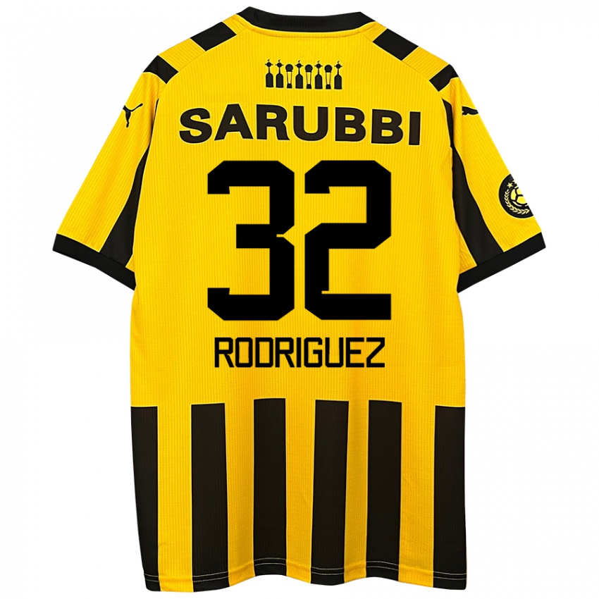 Bambino Maglia Randall Rodríguez #32 Giallo Nero Kit Gara Home 2024/25 Maglietta