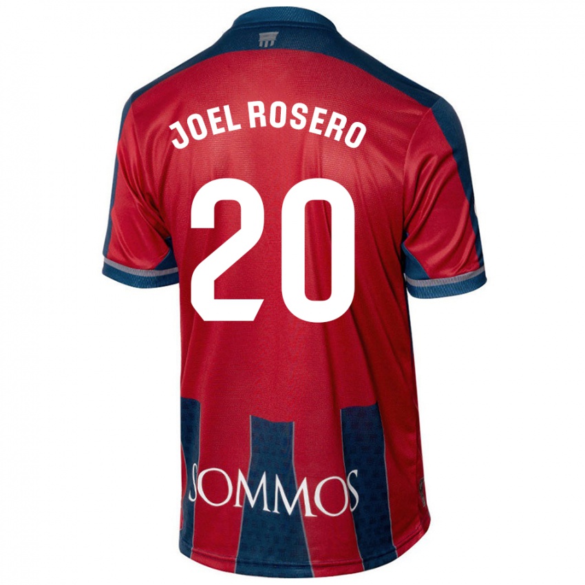 Bambino Maglia Alexis Joel Rosero #20 Rosso Blu Kit Gara Home 2024/25 Maglietta