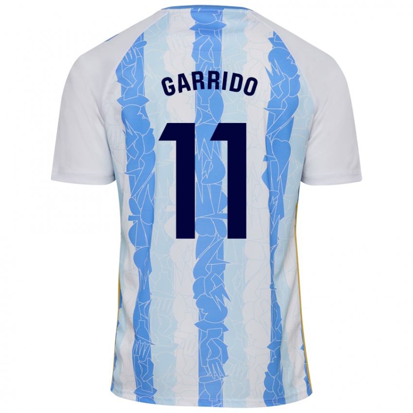 Bambino Maglia Rafael Garrido #11 Bianco Blu Kit Gara Home 2024/25 Maglietta